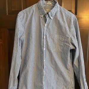 Men's Blue Striped Shirt